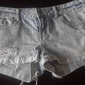VS Pink denim shorts, size 6